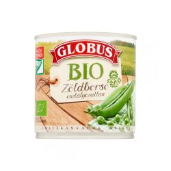 Zöldborsó konzerv, bio, Globus (400g)