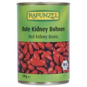 Vörös kidney bab konzerv, bio, Rapunzel (400g)