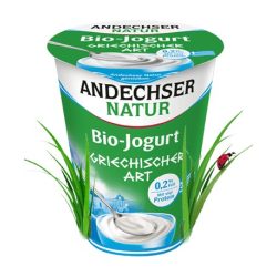 Görög joghurt, natur, bio, Andechser (400g) 