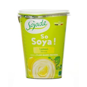 Szója joghurt Bifidussal, citrom, bio, Sojade (400g)