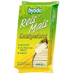 Kukorica & rizs kenyérlapok, bio, Byodo (200 g)