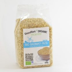 Basmati rizs, barna, bio, Greenmark (500 g) - 2024/12/31.