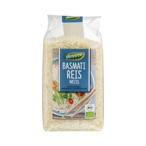 Basmati rizs, fehér, bio, Dennree (500g) - 2025/10/13.