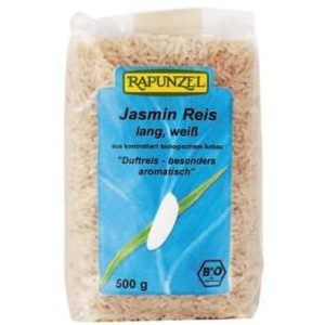 Jázmin rizs, extra hosszúszemű fehér, bio, Rapunzel (500 g)