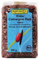 Vörös camargue rizs, bio, Rapunzel (500 g)