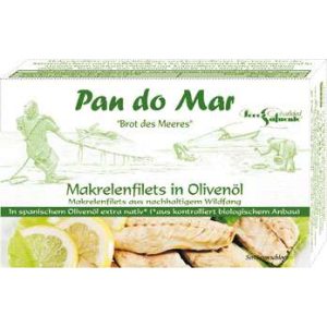 Makrélafilé, bio olivaolajban, Pan do Mar (120g) - 2027/12/02.