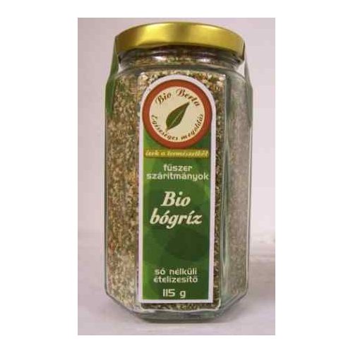 Bógríz - bio vegeta (fűszerkeverék só nélkül), bio, Bio Berta (115 g) - 2026/02/12.