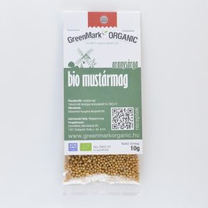 Mustármag, aranysárga, bio, Greenmark (10g) - 2026/12/31.