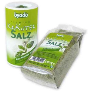 Fűszeres atlanti tengeri só utántöltő, bio, Byodo (500 g)