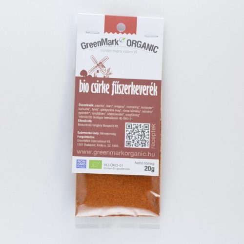 Csirke fűszerkeverék, bio,Greenmark (20g) - 2025/12/31.
