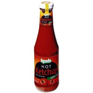 Ketchup, csípős, bio, Byodo (500 ml)