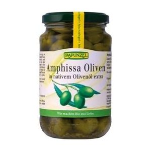 Amphissa zöld olivabogyó lében, magozott, bio, Rapunzel (315ml) 