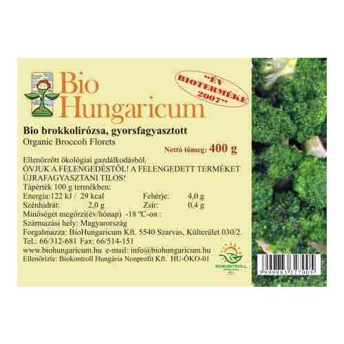 Brokkoli rózsa, fagyasztott, bio, BioHungaricum (400g)