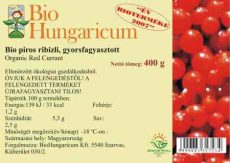 Piros ribizli, fagyasztot, bio, BioHungaricum (400g)