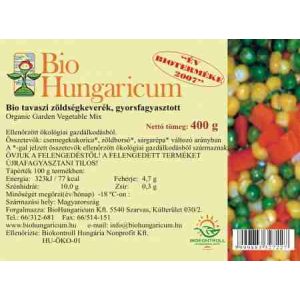 Tavaszi zöldségkeverék, fagyasztott, bio, BioHungaricum (400g) - 2023/12/31.