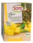 Ananász kockák fagyasztva, bio, Soto (300g) - 2023/02/28.