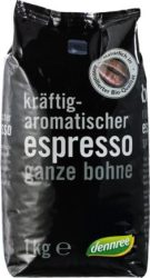 Espresso kávé, szemes, bio, Dennree (1000g) - 2024/02/15.