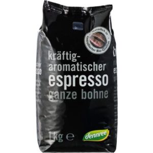 Espresso kávé, szemes, bio, Dennree (1000g) - 2024/05/14.