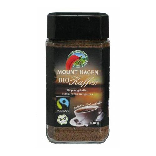 Instant kávé, Pápua Új-Guinea, Fair Trade, bio, Mount Hagen (100g)