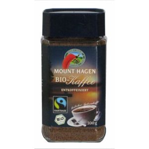 Instant kávé, koffeinmentes, bio, Mount Hagen (100g)