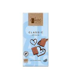Vegán csoki rizsitalból, tejcsokoládé, classic, bio, Ichoc (80g) - 2023/05/31.