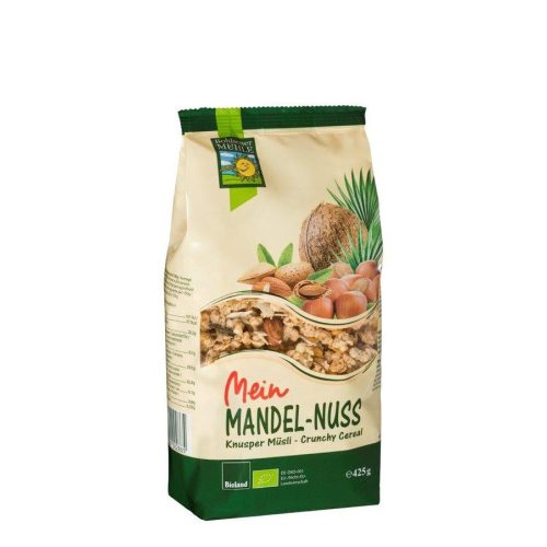 Mandula-mogyoró crunchy müzli, bio, Bohlsener Mühle (425g) 