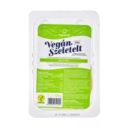 Növényi sajt, natur, szeletelt, Veganchef (100g)