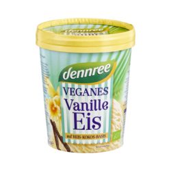   Vegán vanília fagylalt rizstejből, bio, Dennree (500ml) - 2025/04/09.