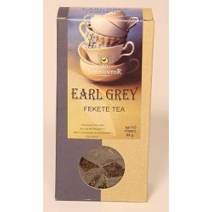 Earl grey tea, dobozos, bio, Sonnentor (90g)