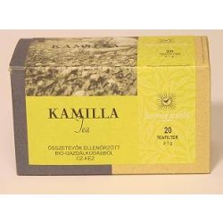   Kamilla tea, filteres, adagoló dobozos, bio, Sonnentor (20 db)