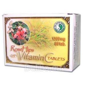 C-vitamin tabletta csipkebogyó kivonattal, Dr. Chen patika (80*1200mg)