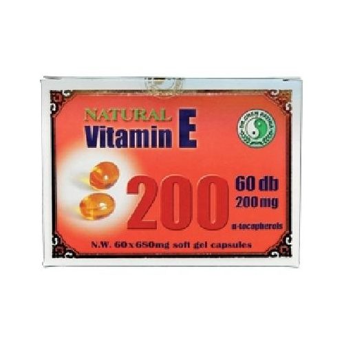 E-Vitamin (200mg) lágyzselatin kapszula, Dr. Chen patika (60*200mg)