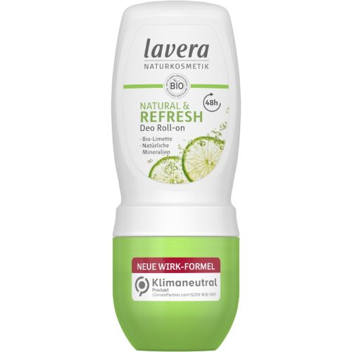 Golyós dezodor, Natural&Refresh, bio lime- mal, unisex, Lavera (50ml)